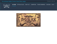 Tablet Screenshot of bigslickpokercircuit.com
